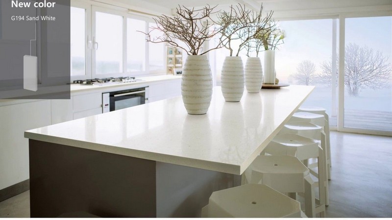 Đá LG solid surface - G194 Sand White